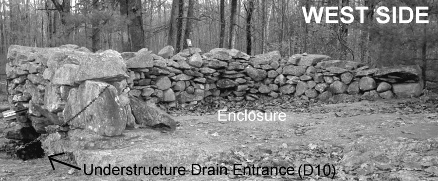 America's Stonehenge - Half Circle Enclosure West Side