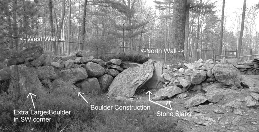 America's Stonehenge Low Walled Enclosure Photo