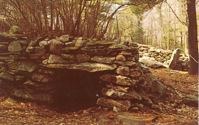 Postcard 1972 South Facing Chamber - America's Stonehenge