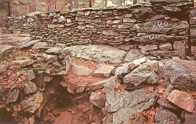 Postcard 1969 Excavation - America's Stonehenge